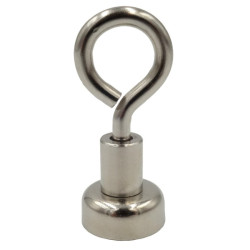 Magnes neodymowy 12mm z uchwytem N42 do 2.5kg.
