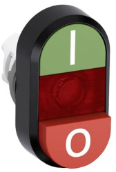 ABB 1SFA611142R1101 MPD13-11R Przycisk podwójny czerwony, zielony 1 szt.