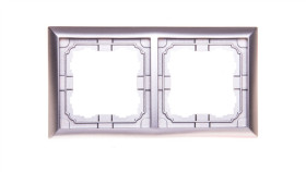 Kos66 Ramka Podwójna Aluminium 664082