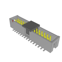 Listwa stykowa PCB 30-pinowe HTST raster: 2.54 mm Kąt prosty 2-rzędowe Samtec Powierzchnia600 V W osłonie