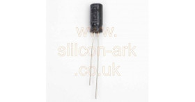 1uF 16V radial electrolytic capacitor - RS