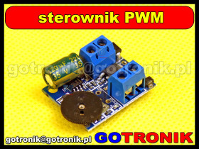 Sterownik PWM - regulator mocy silnika DC
