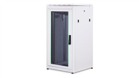 Szafa Sieciowa Stojąca Unique 19 22U Rack 600X600, Drzwi Przód Szyba, Szary,...