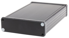 Obudowa Aluminium szerokość zew. 103 mm długość zew. 160 mm wys. zew. 30,5 mm Hammond IP54 Czarny