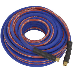 Sealey AH20R Air Hose 20m x &#xD8;8mm with 1/4&quot;BSP Unions Extra Heavy-Duty