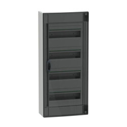 Rozdzielnica PrismaSeT XS 4x13 PSXS-4-13-NT-P natynkowa drzwi przezroczyste IP40 IK09 LVSXR413