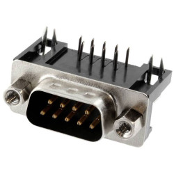 Connfly DS1037-01-09MNAKT74 D-SUB Pin Strip 9 Pins Solder Tray 1 piece