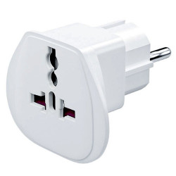Adapter podr. AC wt.PL-gn.EUROPA UK biała