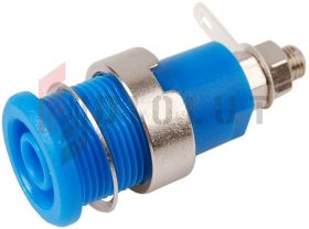 Gniazdo panelowe bezp. 4mm GLP301-BU 32A CAT II 1000V
