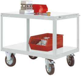 Manuflex TP1071.7035 TP1071.7035 Wózek stołowy szaro-biały (ral 7035)