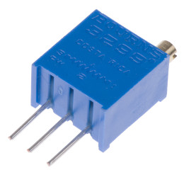 Potencjometr dostrojczy 20kΩ THT 0.5W 25 -zwoje Regulacja górna 2,29 mm