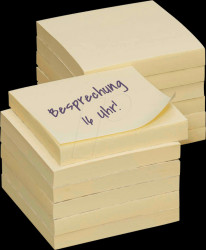 Adhesive notes, 75 x 75 mm, 12 blocks of´100 sheets
