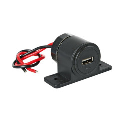 Ładowarka USB 2.1A montażowa (*) zasilacz 12/24V LAMPA