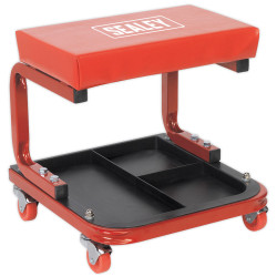 Sealey SCR9 Mechanic&#x27;s Utility Seat Deluxe American Style