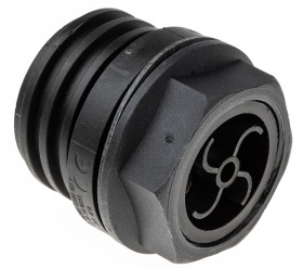 Złącze wielostykowe przemysłowe 4-pinowe, panelowe Gniazdo Bulgin