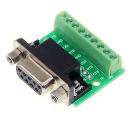 Moduł adaptera DB9 (żeński) na złącza śrubowe terminal block ARK (MOD-RS232-T1F)