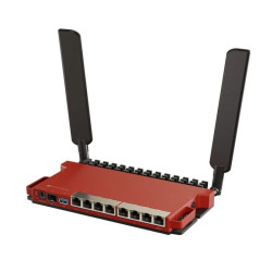 Router Wi-Fi L009UiGS-2HaxD-IN, 2,4GHz, AX600 Wi-Fi6, 8x RJ45 1000Mb/s, 1x 2.5Gb/s SFP MikroTik L009