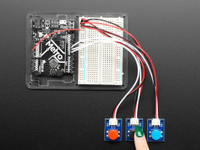 STEMMA Wired Tactile Push-Button Pack - 5 Color Pack