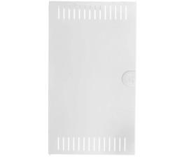 Drzwi wentylowane stalowe do rozdzielnic natynkowych 495x285x22mm Volta VA36xxx białe VA36V