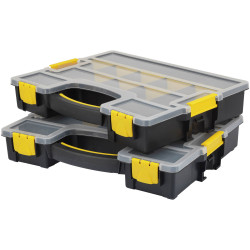 TOOLCRAFT TO-7564998 Assortment box 370 x 286 x 140 mm 15 variable compartment