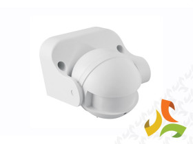Czujnik ruchu CM-1 mikrofalowy max 1200W 1-8m(180 stopni) IP44 biały AE-CM1000-00 GTV