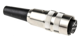 Gniazdo Din 6 -pinowe Żeński Montaż na kablu M16 250 V AC