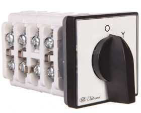 Łącznik krzywkowy 0-gwiazda-trójkąt 5P 63A IP65 ŁUK 63-22 916311