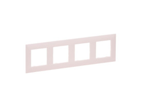 NILOE STEP Ramka 4 poczwórna pudrowy róż 863294 LEGRAND