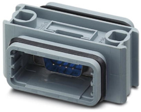 Gender changer, D-Sub plug, 9 pole to D-Sub plug, 9 pole, straight, 1689640