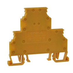 Złączka uniwersalna śrubowa 2-poziomowa MRK-C 2,5mm2 żółta, T0-1618-1010338