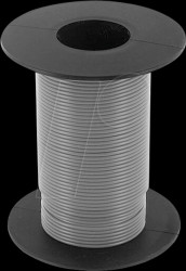 KL025GR25 Stranded Copper Wire 0.25qmm grey Coil 25m