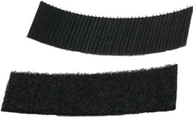 Mounting strip, nylon, (L x W x H) 75 x 12 x 2 mm, black, for series 1592 T Case, 1592ETV