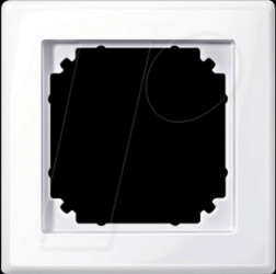 478125 M-SMART frame - 1-gang, active white, glossy
