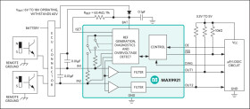 Dual, 2-Wire Hall-Effect Sensor Interface with Diagnostics