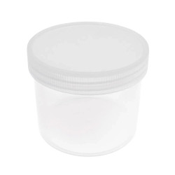 Pojemnik zakręcany okrągły 250ml półprzezroczysty