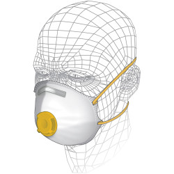 Vitrex S40710 Premium Valved Power Tool &amp; MDF Respirator P2