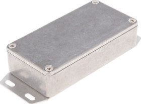 Aluminum die cast enclosure, (L x W x H) 100 x 50 x 25 mm, natural, IP54, 1590GF