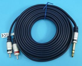 KABEL WT.6,3 ST-&gt;2xWT.RCA 5,0mb DIGITAL