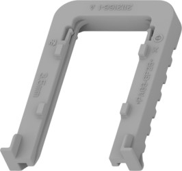 Locking slide, gray, for pin housing, 2112166-3