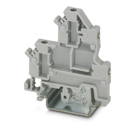 Dwurzędowa złączka szynowa Phoenix Contact poziomy: Podwójny 24 → 12AWGŚruba UKK 3-MSTB-5.08-F