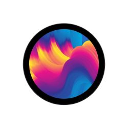 Pojemnościowy okrągły wyświetlacz LCD IPS 5" 1080x1080 panel ze szkła hartowanego