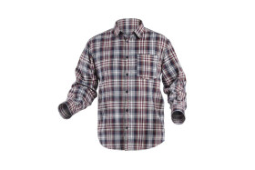 ILLER koszula granatowa/czerwona krata L (52)
