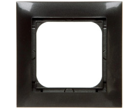 IMPRESJA Ramka pojedyncza antracyt R-1Y/50