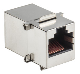 Łącznik RJ RJ45 Ekranowane porty: 2 Złącze modułowe RS PRO