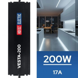 Zasilacz LED hermetyczny SLIM wodoodporny IP67 12V 17A 200W VESTA-200HOROZ