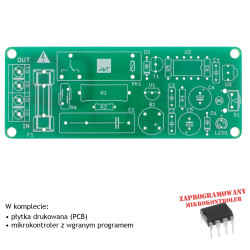 Włącznik 230V sterowany dowolnym pilotem IR - PCB i mikroprocesor do projektu AVT 1840