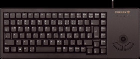 G84-5400LUMDE-2 Keyboard - USB - black - compact - trackball - German