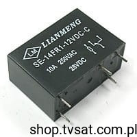 SE-14FR1-12VDC-C Relay 12VDC 10A Coil 280R THT LIANMENG
