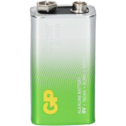 GP GPPVA9VAS973 GP Super Alkaline 9V 4&#x27;s Paper box