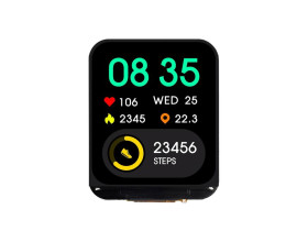 Waveshare ESP32-C6 1.69inch LCD Development Board, 240×280 Pixels, Supports Wi-Fi 6 / BLE 5, 160MHz RISC-V Processor, AI Speech,